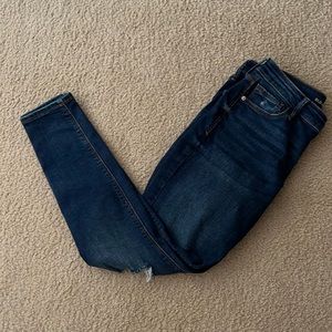 Old Navy Rockstar Mid-Rise Distressed Skinny Jeans - Size 6